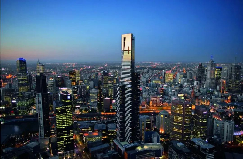 墨爾本的發(fā)現(xiàn)大樓（Eureka Tower）-世界上最高的住宅建筑之一